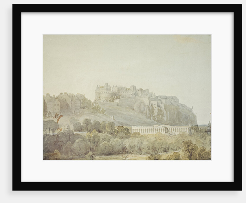 Edinburgh Castle and the Proposed National Gallery of Scotland by William Henry Playfair